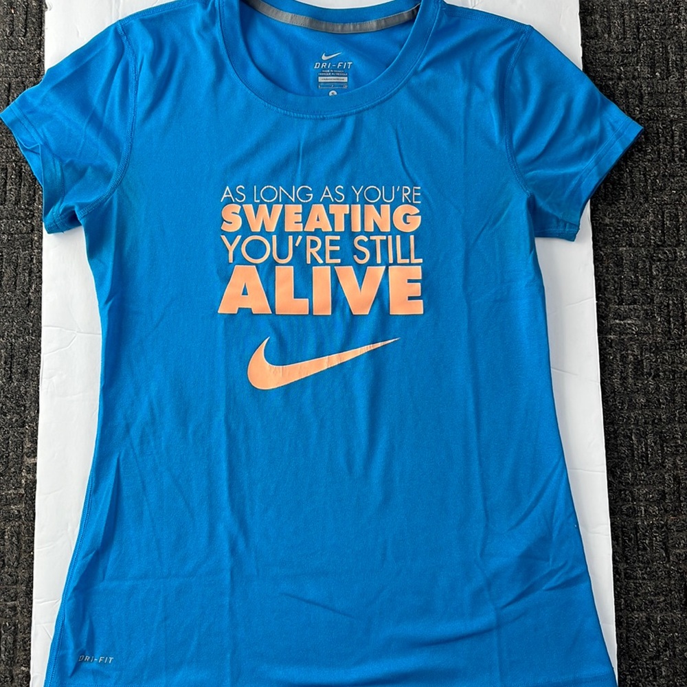 Nike Dri-Fit Blue athletic shirt